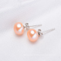 Boucles d&#39;oreilles perle en argent 925